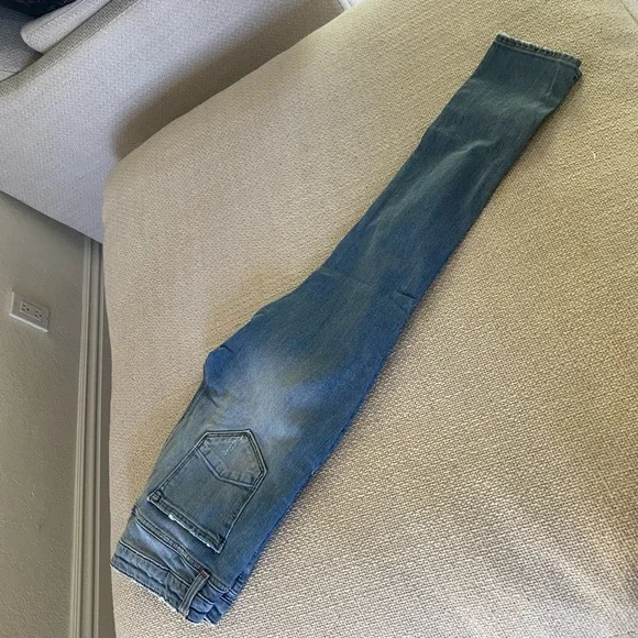 🔥 D-ID Florence Ankle Skinny Jeans – Distressed Light Wash size 31 - Picture 3 of 6